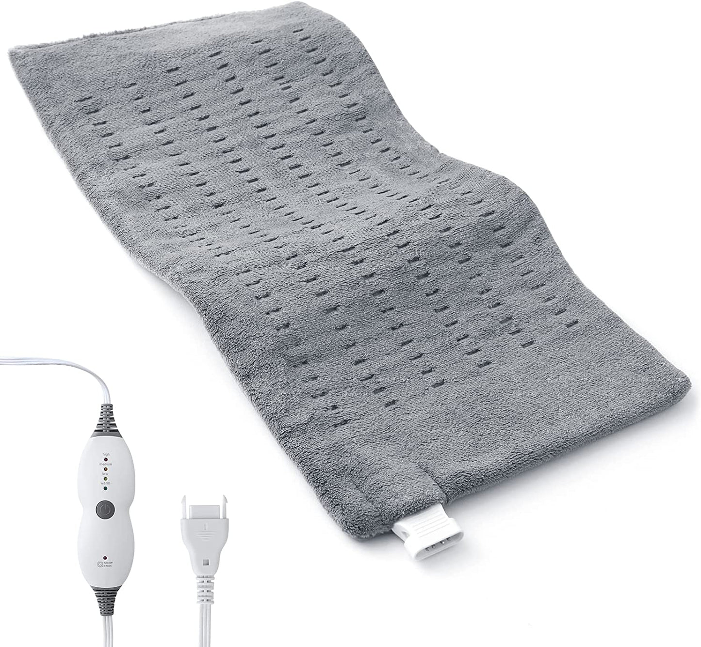 【33"x17"】Electric Heating Pad for Back Pain Cramps Relief, XXX-Large Ultra Soft Fast Heating, Moist Dry Heat 2024